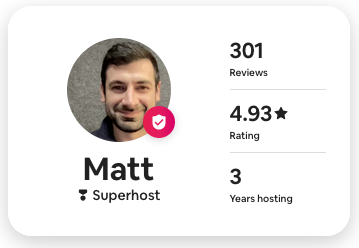 Matt's Airbnb Profile